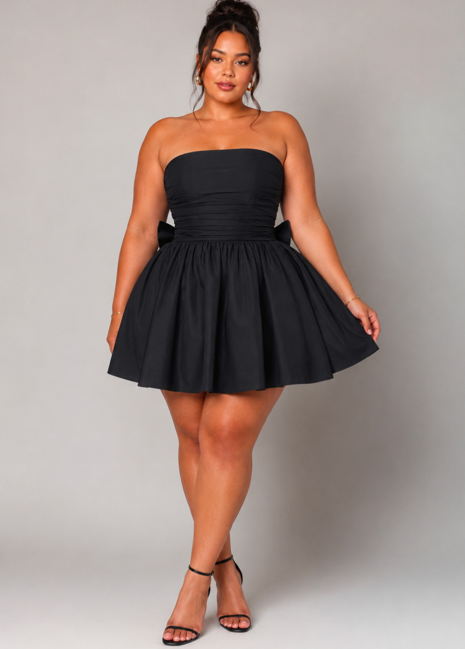 Babyboo Katrina Black Bow Mini Dress XXL NWT